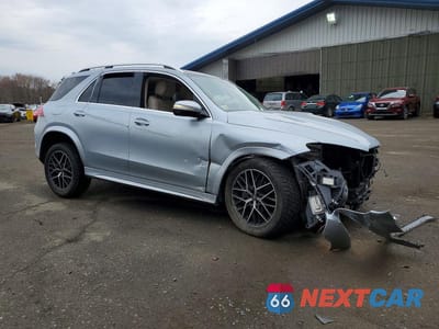 Czwarte zdjęcie samochodu z boku: 2022 MERCEDES-BENZ GLE 350 4MATIC VIN:4JGFB4KB5NA753725 - miniatura