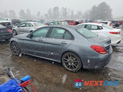 Drugie zdjęcie samochodu z przodu: 2018 MERCEDES-BENZ C 43 4MATIC AMG VIN:55SWF6EB1JU268966 - miniatura