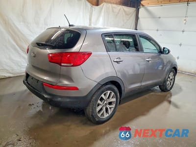 Trzecie zdjęcie samochodu z tyłu: 2015 KIA SPORTAGE LX VIN:KNDPBCAC0F7775997 - miniatura