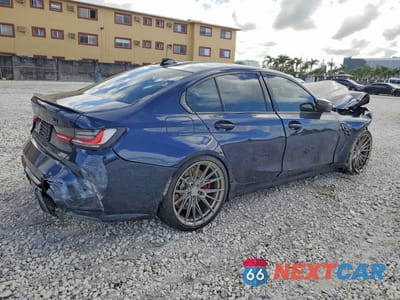 Trzecie zdjęcie samochodu z tyłu: 2022 BMW M3 COMPETITION VIN:WBS33AY0XNFM81189 - miniatura