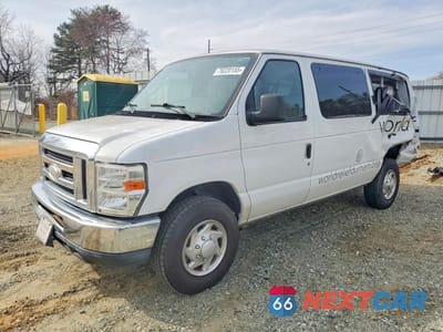 2014 FORD ECONOLINE E350 SUPER DUTY WAGON 1FBNE3BL9EDA97686 - główne zdjęcie licytacji z USA - miniatura