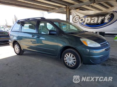 Czwarte zdjęcie samochodu z boku: 2005 TOYOTA SIENNA CE 7 PASSENGER VIN:5TDZA23C15S294101 - miniatura