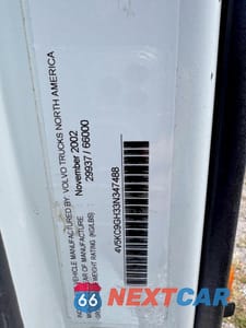 Zdjęcie 10 z 14 samochodu: 2003 VOLVO VHD VIN:4V5KC9GH33N347488 - miniatura