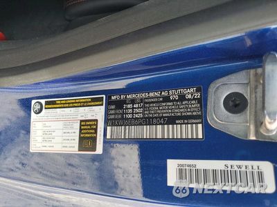 Zdjęcie 12 z 12 samochodu: 2023 MERCEDES-BENZ C 43 AMG VIN:W1KWJ6EB6PG118047 - miniatura
