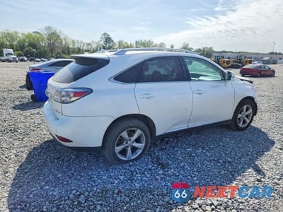 Trzecie zdjęcie samochodu z tyłu: 2012 LEXUS RX 350 BASE VIN:2T2BK1BA0CC125326 - miniatura