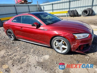 Czwarte zdjęcie samochodu z boku: 2018 AUDI A5 PREMIUM PLUS S-LINE VIN:WAUTNAF51JA036229 - miniatura
