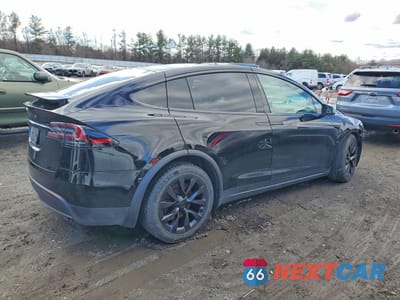 Trzecie zdjęcie samochodu z tyłu: 2022 TESLA MODEL X VIN:7SAXCBE54NF361460 - miniatura
