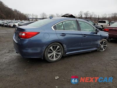 Trzecie zdjęcie samochodu z tyłu: 2017 SUBARU LEGACY 2.5I LIMITED VIN:4S3BNAN69H3024207 - miniatura