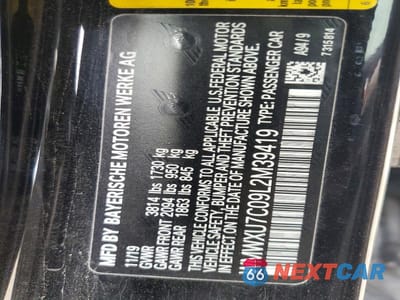 Zdjęcie 13 z 13 samochodu: 2020 MINI COOPER VIN:WMWXU7C09L2M39419 - miniatura