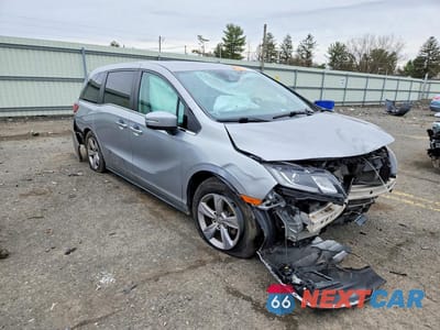 Czwarte zdjęcie samochodu z boku: 2019 HONDA ODYSSEY EX VIN:5FNRL6H55KB061933 - miniatura