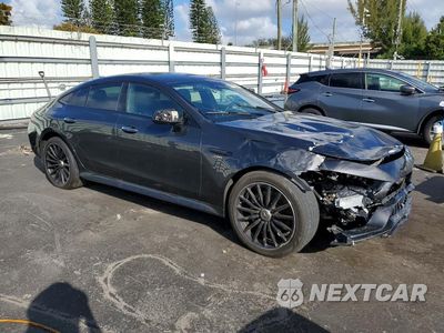 Czwarte zdjęcie samochodu z boku: 2021 MERCEDES-BENZ AMG GT 43 VIN:W1K7X5KB2MA037076 - miniatura
