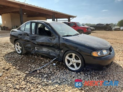 Czwarte zdjęcie samochodu z boku: 2003 NISSAN SENTRA SE-R VIN:3N1AB51D13L726845 - miniatura