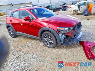 Czwarte zdjęcie samochodu z boku: 2018 MAZDA CX-3 TOURING VIN:JM1DKFC78J1309654 - miniatura