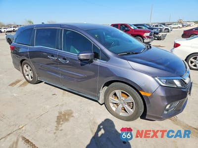 Czwarte zdjęcie samochodu z boku: 2019 HONDA ODYSSEY EX-L VIN:5FNRL6H75KB017674 - miniatura