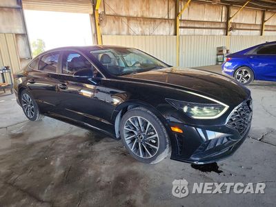 Czwarte zdjęcie samochodu z boku: 2020 HYUNDAI SONATA LIMITED VIN:5NPEH4J28LH029114 - miniatura