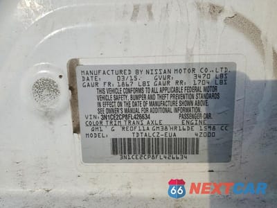 Zdjęcie 13 z 13 samochodu: 2015 NISSAN VERSA NOTE S PLUS VIN:3N1CE2CP8FL426634 - miniatura