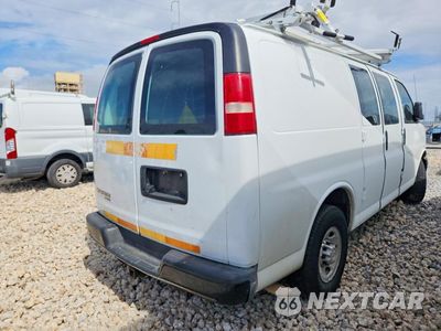 Trzecie zdjęcie samochodu z tyłu: 2013 CHEV G2500 EXPRESS CARGO VAN VIN:1GCWGFCA5D1190889 - miniatura