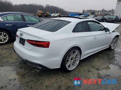 Trzecie zdjęcie samochodu z tyłu: 2020 AUDI A5 PREMIUM PLUS VIN:WAUTNAF59LA002557 - miniatura