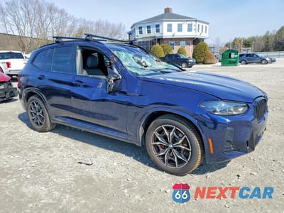 Czwarte zdjęcie samochodu z boku: 2024 BMW X3 M40I VIN:5UX83DP04R9W62176 - miniatura