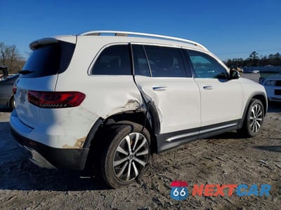 Trzecie zdjęcie samochodu z tyłu: 2021 MERCEDES-BENZ GLB 250 VIN:W1N4M4GB7MW121947 - miniatura