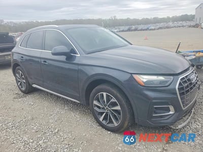 Czwarte zdjęcie samochodu z boku: 2021 AUDI Q5 PREMIUM PLUS VIN:WA1BAAFY5M2105419 - miniatura