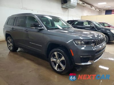 Czwarte zdjęcie samochodu z boku: 2024 JEEP GRAND CHEROKEE L LIMITED VIN:1C4RJKBG6R8589693 - miniatura