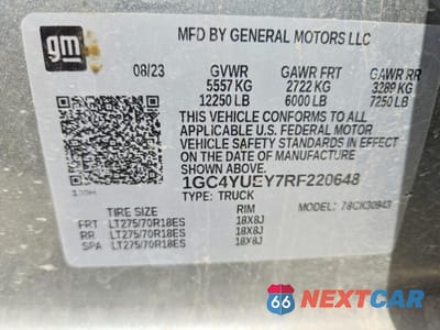 Zdjęcie 13 z 13 samochodu: 2024 CHEVROLET SILVERADO K3500 LTZ VIN:1GC4YUEY7RF220648 - miniatura