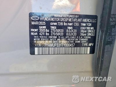 Zdjęcie 13 z 13 samochodu: 2026 HYUNDAI IONIQ 9 SEL VIN:7YAMUFS31TY000457 - miniatura