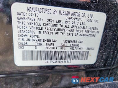 Zdjęcie 12 z 12 samochodu: 2014 INFINITI Q50 PREMIUM VIN:JN1BV7AR1EM686942 - miniatura
