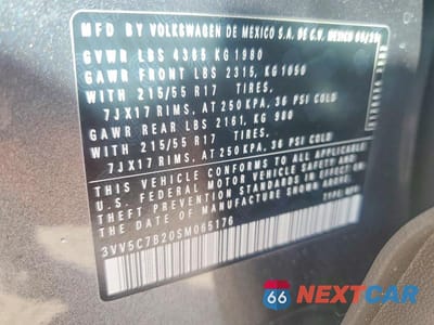 Zdjęcie 13 z 13 samochodu: 2025 VOLKSWAGEN TAOS S VIN:3VV5C7B20SM065176 - miniatura