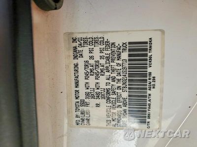 Zdjęcie 12 z 12 samochodu: 2001 TOYOTA TUNDRA BASE VIN:5TBJN32141S197713 - miniatura