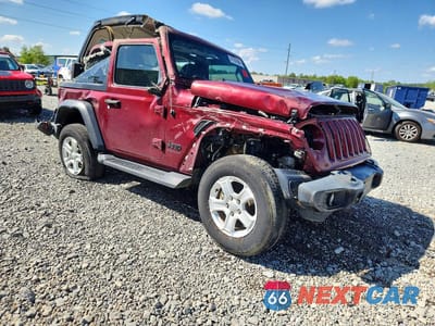 Czwarte zdjęcie samochodu z boku: 2022 JEEP WRANGLER SPORT VIN:1C4GJXAG2NW108821 - miniatura