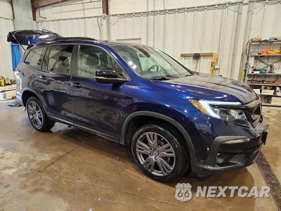 Czwarte zdjęcie samochodu z boku: 2022 HONDA PILOT SPORT VIN:5FNYF6H39NB076635 - miniatura