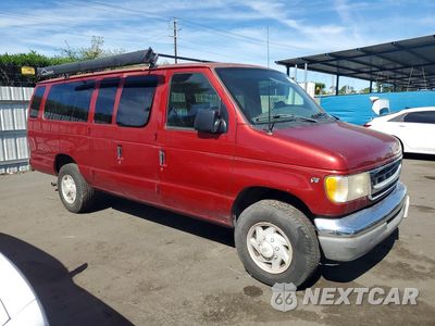 Czwarte zdjęcie samochodu z boku: 2000 FORD ECONOLINE E350 SUPER DUTY WAGON VIN:1FBSS31L0YHB72995 - miniatura