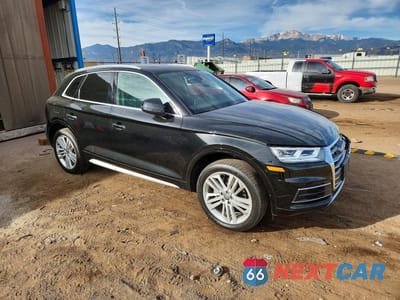 Czwarte zdjęcie samochodu z boku: 2018 AUDI Q5 PREMIUM PLUS VIN:WA1BNAFY8J2247733 - miniatura