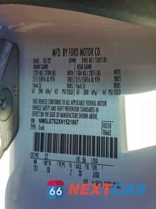 Zdjęcie 12 z 12 samochodu: 2022 FORD TRANSIT CONNECT XL UTILITY / SERVICE VAN VIN:NM0LS7S2XN1521997 - miniatura