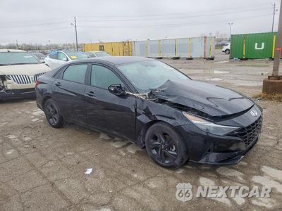 Czwarte zdjęcie samochodu z boku: 2022 HYUNDAI ELANTRA SEL VIN:KMHLM4AG8NU344692 - miniatura