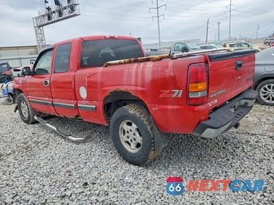 Drugie zdjęcie samochodu z przodu: 1999 CHEVROLET SILVERADO K1500 VIN:2GCEK19T1X1263681 - miniatura