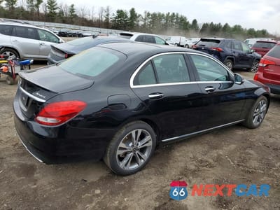 Trzecie zdjęcie samochodu z tyłu: 2018 MERCEDES-BENZ C 300 4MATIC VIN:WDDWF4KB2JR393615 - miniatura