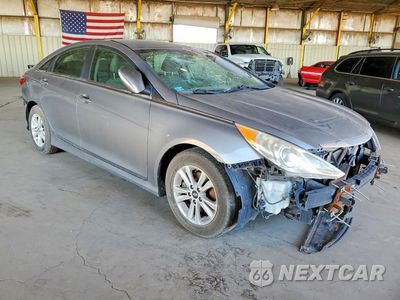 Czwarte zdjęcie samochodu z boku: 2014 HYUNDAI SONATA GLS VIN:5NPEB4AC0EH831654 - miniatura
