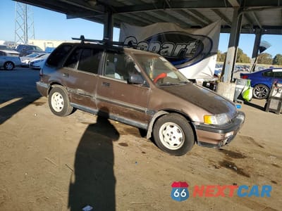 Czwarte zdjęcie samochodu z boku: 1991 HONDA CIVIC VIN:JHMEE4861MS002257 - miniatura