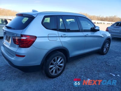 Trzecie zdjęcie samochodu z tyłu: 2017 BMW X3 SDRIVE28I VIN:5UXWZ7C59H0U46593 - miniatura