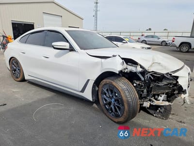 Czwarte zdjęcie samochodu z boku: 2024 BMW I4 EDRIVE 35 VIN:WBY43AW02RFS65016 - miniatura