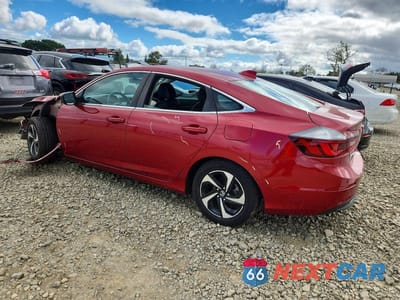 Drugie zdjęcie samochodu z przodu: 2022 HONDA INSIGHT EX VIN:19XZE4F55NE011366 - miniatura