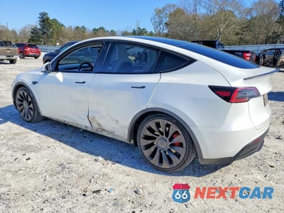 Drugie zdjęcie samochodu z przodu: 2020 TESLA MODEL Y VIN:5YJYGDEF3LF019859 - miniatura