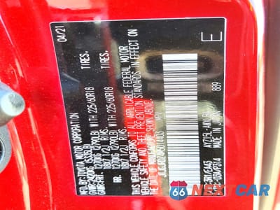 Zdjęcie 12 z 12 samochodu: 2021 LEXUS NX 300H BASE VIN:JTJGJRDZ4M5014403 - miniatura