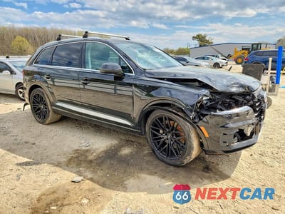 Czwarte zdjęcie samochodu z boku: 2018 AUDI Q7 PREMIUM PLUS VIN:WA1LAAF77JD038303 - miniatura