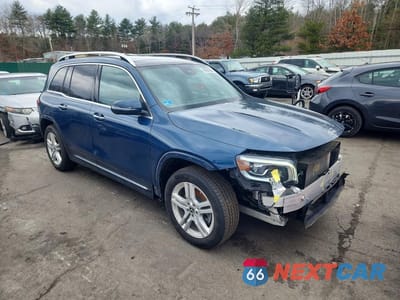Czwarte zdjęcie samochodu z boku: 2022 MERCEDES-BENZ GLB 250 4MATIC VIN:W1N4M4HB4NW182060 - miniatura