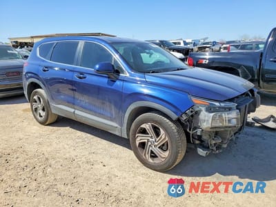 Czwarte zdjęcie samochodu z boku: 2022 HYUNDAI SANTA FE SE VIN:5NMS1DAJ2NH415316 - miniatura