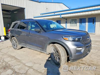 Czwarte zdjęcie samochodu z boku: 2021 FORD EXPLORER XLT VIN:1FMSK8DH7MGB71807 - miniatura
